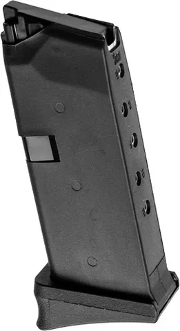 KCI USA KCI USA INC MAGAZINE GLOCK 43 9MM 6 RD BLK POLY W/GRIP EXT