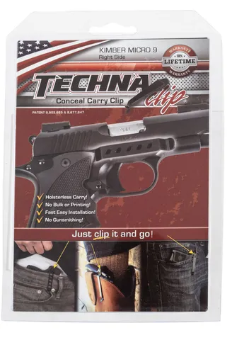 Techna Clip TECHNA CLIP HANDGUN RETENTION CLIP KIMBER MICRO 9MM RIGHT