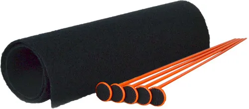 Gun Storage Solutions GSS SMALL RIFLE ROD KIT 5 ORNG RIFLE RODS .22 CAL 19"X15"