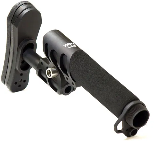 Odin Works ODIN STOCK ZULU 2.0 W/PADDED BUFFER TUBE BLACK FOR AR-15