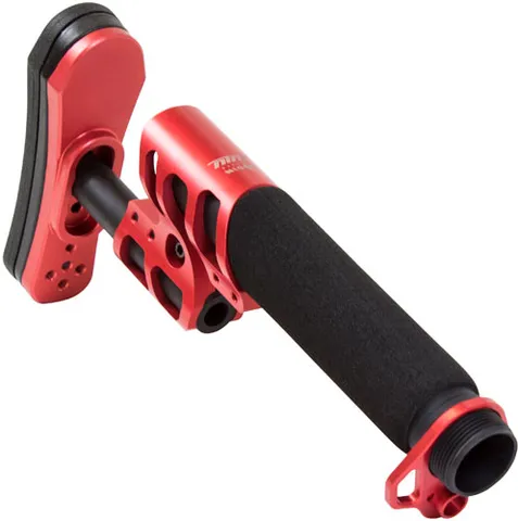 Odin Works ODIN STOCK ZULU 2.0 W/PADDED BUFFER TUBE RED FOR AR-15