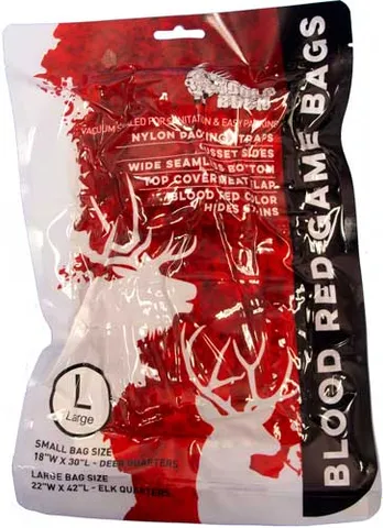 Koola Buck KOOLA BUCK ANTI-MICROBIAL GAME BAG BLOOD RED LARGE SINGLE BAG