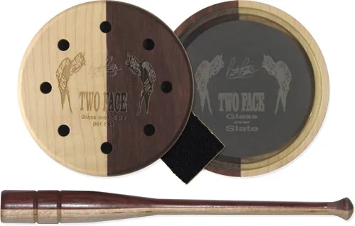 Pittman Game Calls PITTMAN GAME CALLS TWO FACE GLASS POT TURKEY CALL