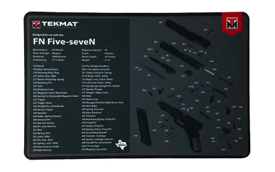 TekMat TEKMAT PSTL MAT FOR FN FIVE SVN BLK