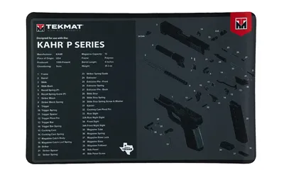 TekMat TEKMAT PSTL MAT FOR KAHR P SERIES BK