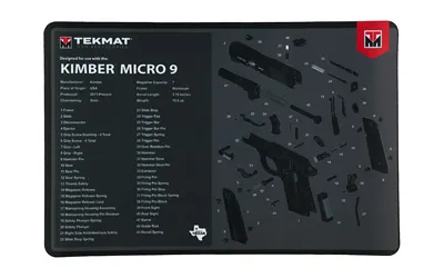 TekMat TEKMAT PSTL MAT FOR KIMBER MICRO 9