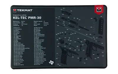 TekMat TEKMAT PSTL MAT FOR KELTEC PMR30 BLK